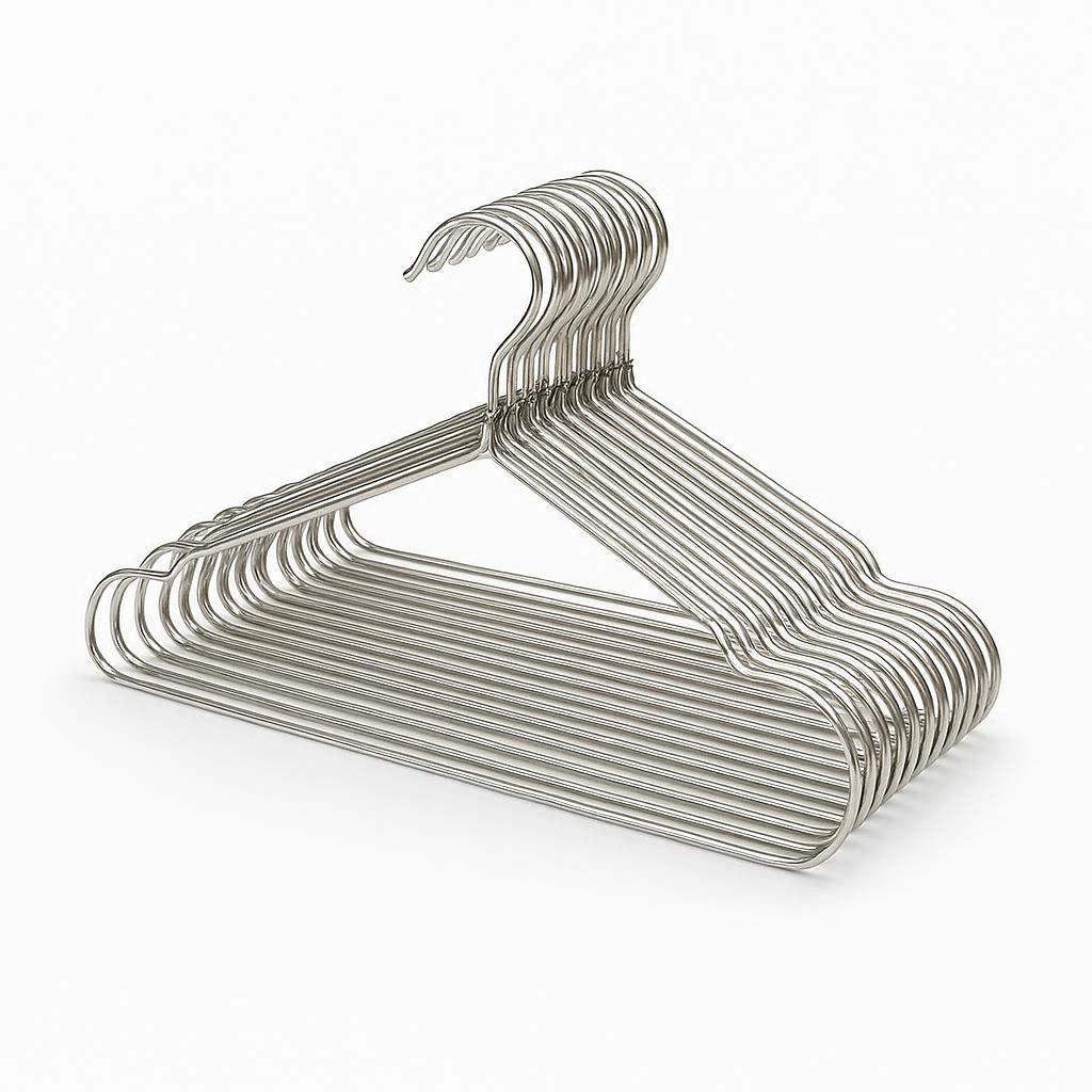 Set 10 Umerașe Metalice Ultra-Slim